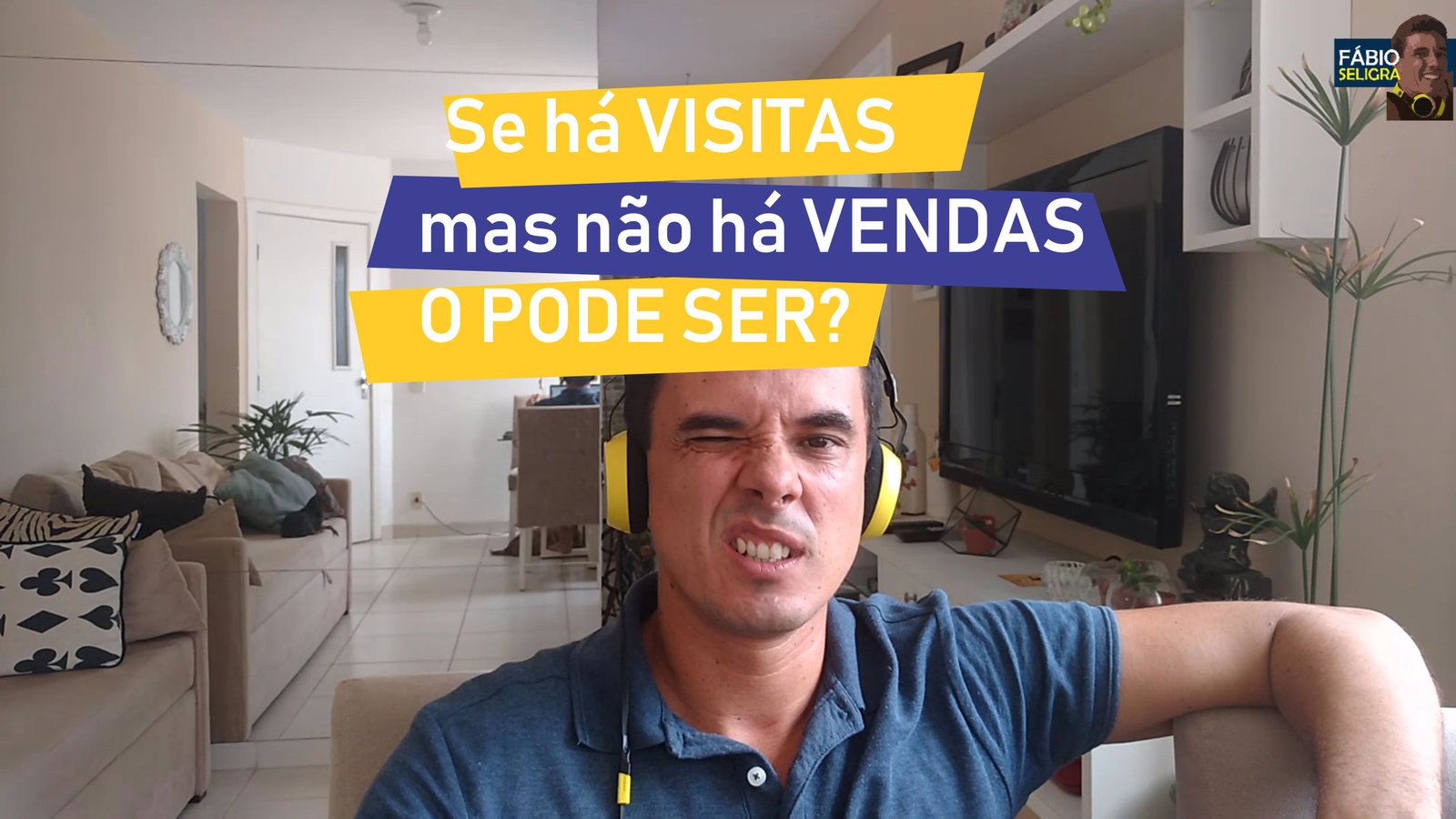 Se há visitas mas não há vendas o pode ser